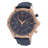 Buy Shop Maserati Circuito Blue Dial Blue Leather Strap Watch For Men - R8871627002 USA Online