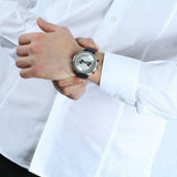 Buy Shop Maserati Circuito Chronograph Analog White Dial Black Leather Strap Watch for Men - R8871627005 USA Online