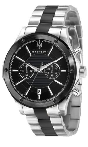 Buy Shop Maserati Circuito Chronograph Black Dial Two Tone Steel Strap Watch For Men - R8873627003 USA Online