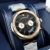 Buy Shop Maserati Circuito Chronograph Black Dial Two Tone Steel Strap Watch For Men - R8873627004 USA Online
