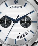 Buy Shop Maserati Circuito Chronograph Silver Dial Silver Steel Strap Watch For Men - R8873627005 USA Online