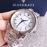 Buy Shop Maserati Circuito Silver Dial Silver Steel Strap Watch For Men - R8853127001 USA Online