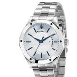 Buy Shop Maserati Circuito Silver Dial Silver Steel Strap Watch For Men - R8853127001 USA Online