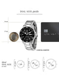 Buy Shop Maserati Competizione Automatic Black Dial Silver Steel Strap Watch For Men - R8823100002 USA Online