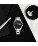 Buy Shop Maserati Competizione Automatic Black Dial Silver Steel Strap Watch For Men - R8823100002 USA Online