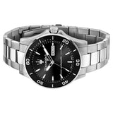 Buy Shop Maserati Competizione Automatic Black Dial Silver Steel Strap Watch For Men - R8823100002 USA Online