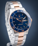Buy Shop Maserati Competizione Automatic Blue Dial Two Tone Steel Strap Watch For Men - R8823100001 USA Online