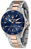 Buy Shop Maserati Competizione Automatic Blue Dial Two Tone Steel Strap Watch For Men - R8823100001 USA Online