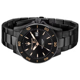 Buy Shop Maserati Competizione Black Dial Black Steel Strap Watch For Men - R8853100035 USA Online