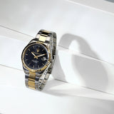 Buy Shop Maserati Competizione Black Dial Two Tone Steel Strap Watch for Men - R8853100042 USA Online