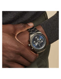 Buy Shop Maserati Competizione Blue Dial Grey Steel Strap Watch For Men - R8853100019 USA Online