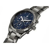 Buy Shop Maserati Competizione Blue Dial Grey Steel Strap Watch For Men - R8853100019 USA Online