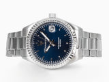 Buy Shop Maserati Competizione Blue Dial Silver Steel Strap Watch for Men - R8853100029 USA Online