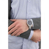 Buy Shop Maserati Competizione Chronograph Black Dial Silver Steel Strap Watch For Men - R8853100012 USA Online
