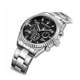 Buy Shop Maserati Competizione Chronograph Black Dial Silver Steel Strap Watch For Men - R8853100012 USA Online