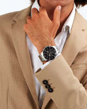 Buy Shop Maserati Competizione Chronograph Black Dial Silver Steel Strap Watch For Men - R8873600003 USA Online