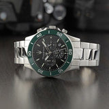 Buy Shop Maserati Competizione Chronograph Black Dial Silver Steel Strap Watch For Men - R8873600008 USA Online