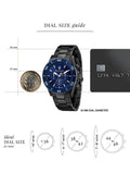 Buy Shop Maserati Competizione Chronograph Blue Dial Black Steel Strap Watch For Men - R8873600005 USA Online