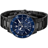 Buy Shop Maserati Competizione Chronograph Blue Dial Black Steel Strap Watch For Men - R8873600005 USA Online