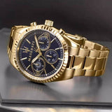 Buy Shop Maserati Competizione Chronograph Blue Dial Gold Steel Strap Watch For Men - R8853100026 USA Online