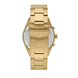 Buy Shop Maserati Competizione Chronograph Blue Dial Gold Steel Strap Watch For Men - R8853100026 USA Online