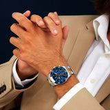 Buy Shop Maserati Competizione Chronograph Blue Dial Two Tone Steel Strap Watch For Men - R8873600006 USA Online