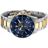 Buy Shop Maserati Competizione Chronograph Blue Dial Two Tone Steel Strap Watch For Men - R8873600006 USA Online