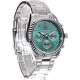 Buy Shop Maserati Competizione Chronograph Green Dial Silver Steel Strap Watch for Men - R8853100044 USA Online