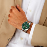 Buy Shop Maserati Competizione Chronograph Green Dial Two Tone Steel Strap Watch For Men - R8873600004 USA Online