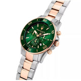 Buy Shop Maserati Competizione Chronograph Green Dial Two Tone Steel Strap Watch For Men - R8873600004 USA Online