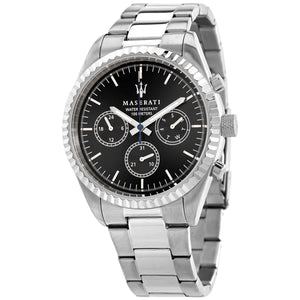 Buy Shop Maserati Competizione Chronograph Quartz Black Dial Watch For Men - R8853100023 USA Online