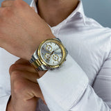 Buy Shop Maserati Competizione Chronograph Quartz Silver Dial Watch For Men - R8853100021 USA Online