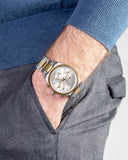 Buy Shop Maserati Competizione Chronograph Quartz Silver Dial Watch For Men - R8853100021 USA Online