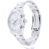 Buy Shop Maserati Competizione Chronograph White Dial Silver Steel Strap Watch For Men - R8853100017 USA Online