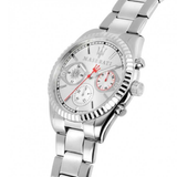 Buy Shop Maserati Competizione Chronograph White Dial Silver Steel Strap Watch For Men - R8853100017 USA Online