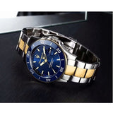 Buy Shop Maserati Competizione Diver Blue Dial Two Tone Steel Strap Watch for Men - R8873600010 USA Online