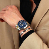 Buy Shop Maserati Competizione Diver Blue Dial Two Tone Steel Strap Watch for Men - R8873600010 USA Online