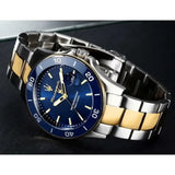 Buy Shop Maserati Competizione Diver Blue Dial Two Tone Steel Strap Watch for Men - R8873600010 USA Online
