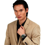 Buy Shop Maserati Competizione Green Dial Silver Steel Strap Watch for Men - R8853100038 USA Online