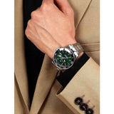 Buy Shop Maserati Competizione Green Dial Silver Steel Strap Watch for Men - R8853100038 USA Online