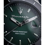 Buy Shop Maserati Competizione Green Dial Silver Steel Strap Watch for Men - R8853100038 USA Online