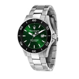 Buy Shop Maserati Competizione Green Dial Silver Steel Strap Watch for Men - R8853100038 USA Online