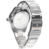 Buy Shop Maserati Competizione Green Dial Silver Steel Strap Watch for Men - R8853100043 USA Online