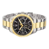 Buy Shop Maserati Competizione Chronograph Black Dial Two Tone Steel Strap Watch For Men - R8853100016 USA Online