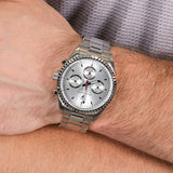 Buy Shop Maserati Competizione Silver Dial Silver Steel Strap Watch For Men - R8853100018 USA Online