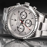 Buy Shop Maserati Competizione Silver Dial Silver Steel Strap Watch For Men - R8853100018 USA Online