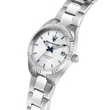 Buy Shop Maserati Competizione Silver Dial Silver Steel Strap Watch for Men - R8853100045 USA Online