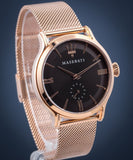 Buy Shop Maserati Epoca Anthracite Dial Rose Gold Mesh Bracelet Watch For Men - R8853118004 USA Online