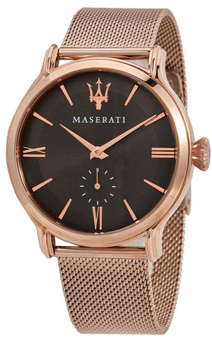 Buy Shop Maserati Epoca Anthracite Dial Rose Gold Mesh Bracelet Watch For Men - R8853118004 USA Online