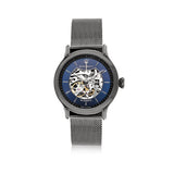 Buy Shop Maserati Epoca Automatic Skeleton Blue Dial Mesh Bracelet Watch For Men - R8823118002 USA Online